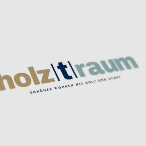 Neues Corporate Design für Holztraum: Logo mit Claim